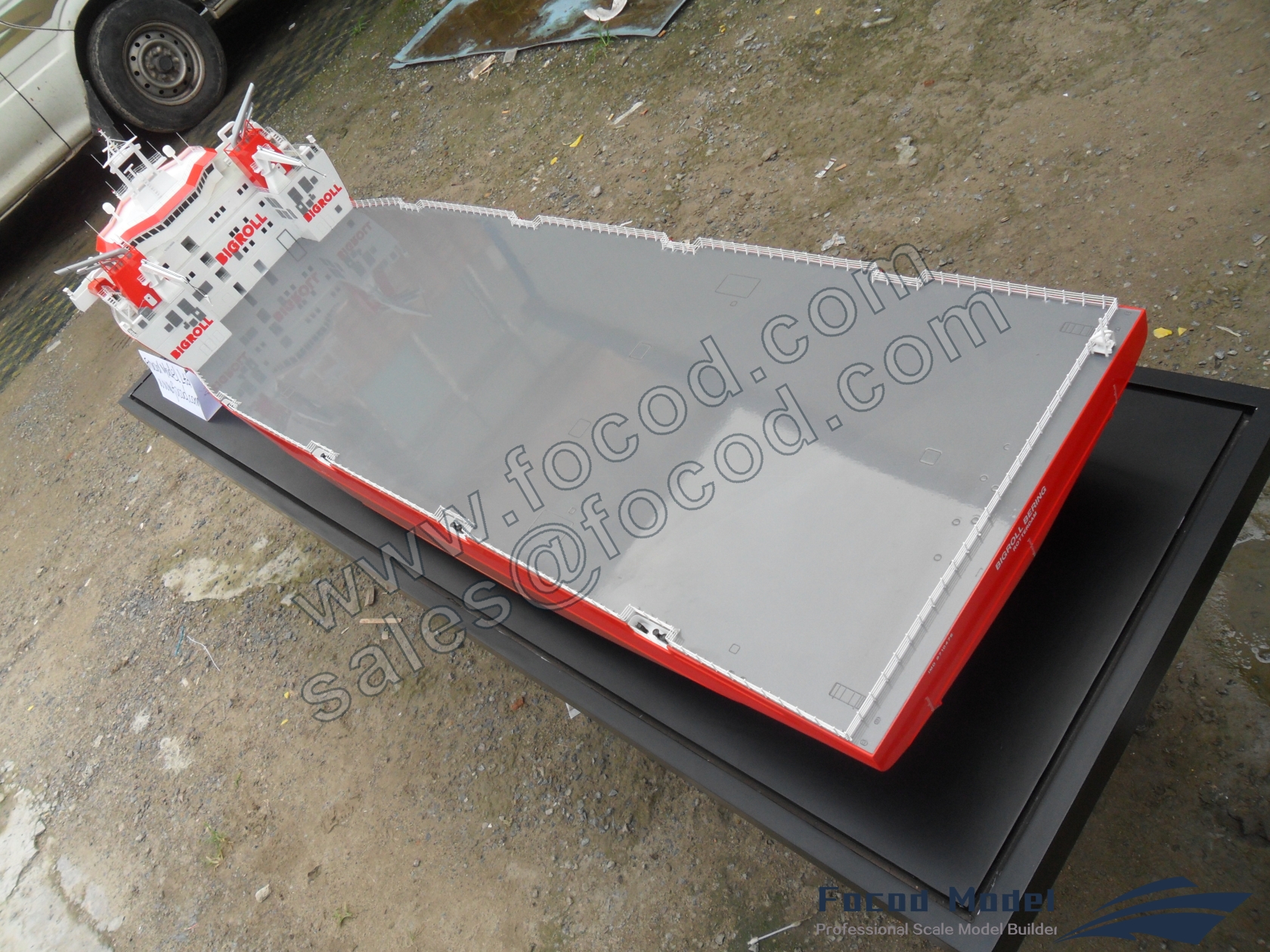 custom made model of 173m Heavy Load Carrier Bigroll Bering